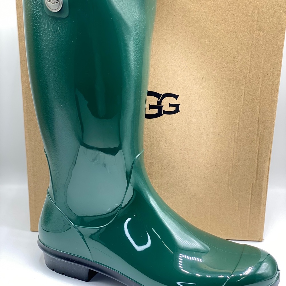 UGG SHAYE RAIN BOOTS (11) GREEN